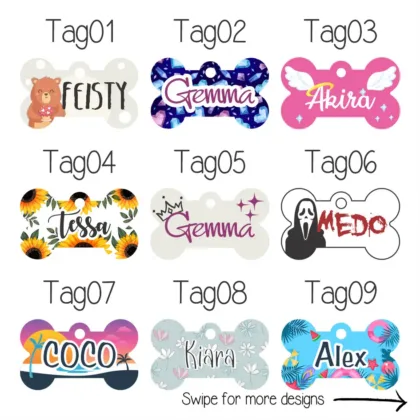 Custom Printed Dog Tag