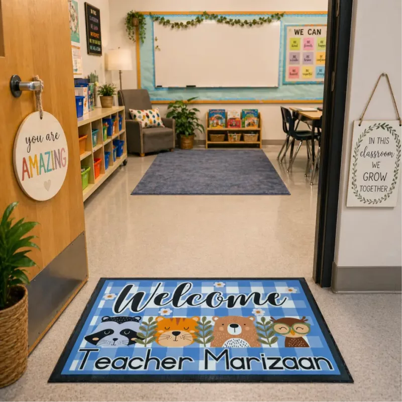 Custom Teacher Classroom Mat – Eclectica